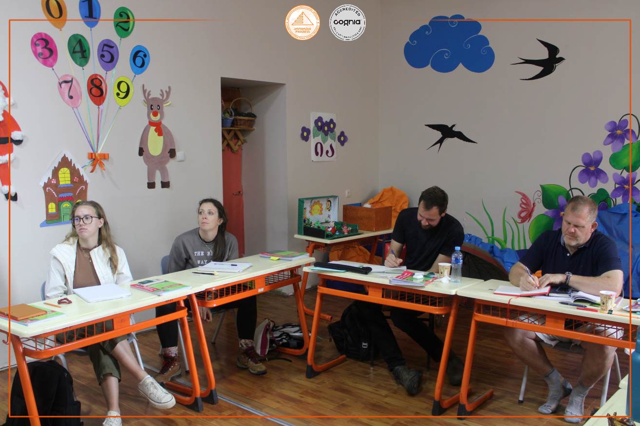 American teachers are learning Georgian at Progress school