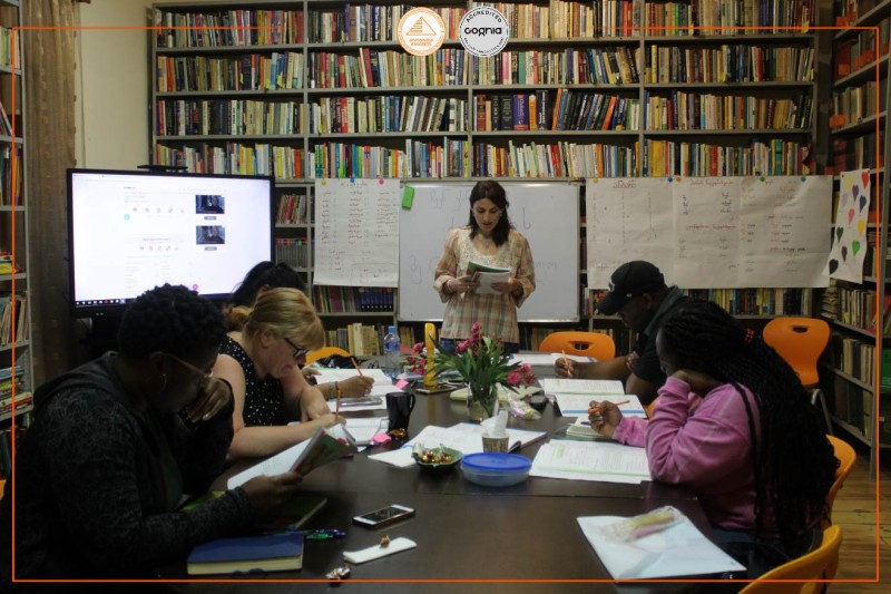 American teachers are learning Georgian at Progress school